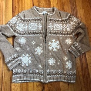 Croft & Barrow Snowflake Sweater